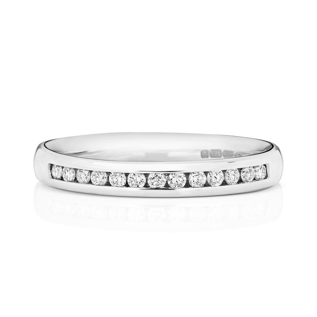 18ct White Gold Diamond Eternity Ring