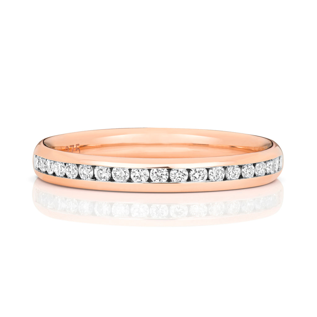 18ct Rose Gold Diamond Eternity Ring