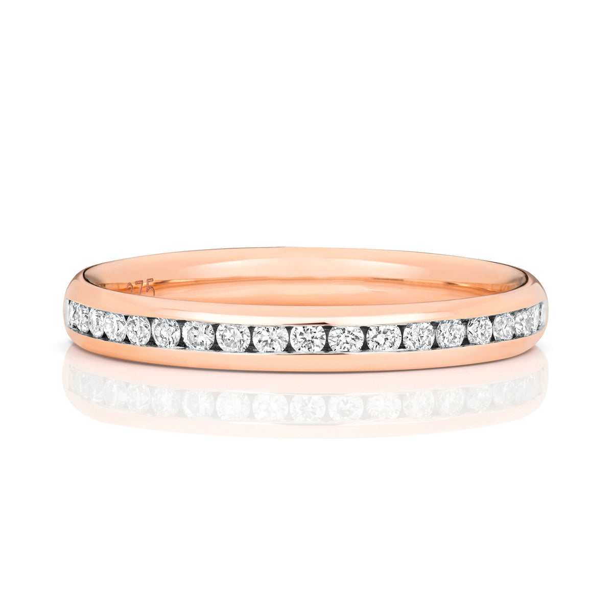 18ct Rose Gold Diamond Eternity Ring