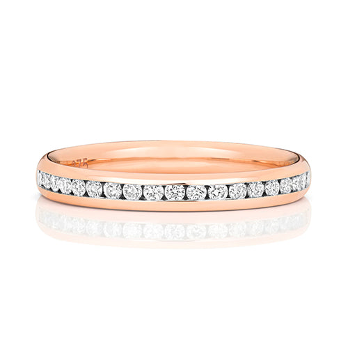 18ct Rose Gold Diamond Eternity Ring