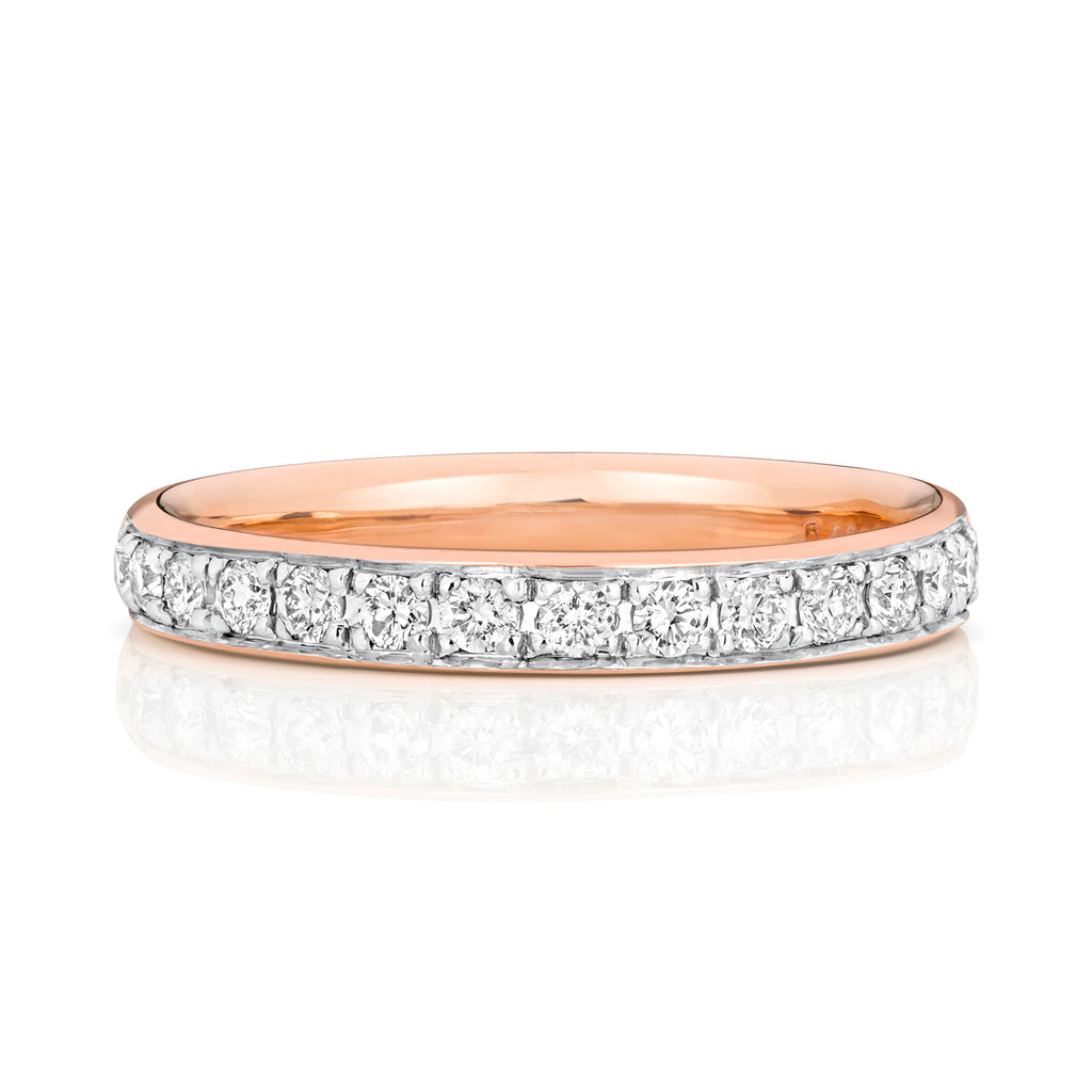 18ct Rose Gold Diamond Eternity Ring