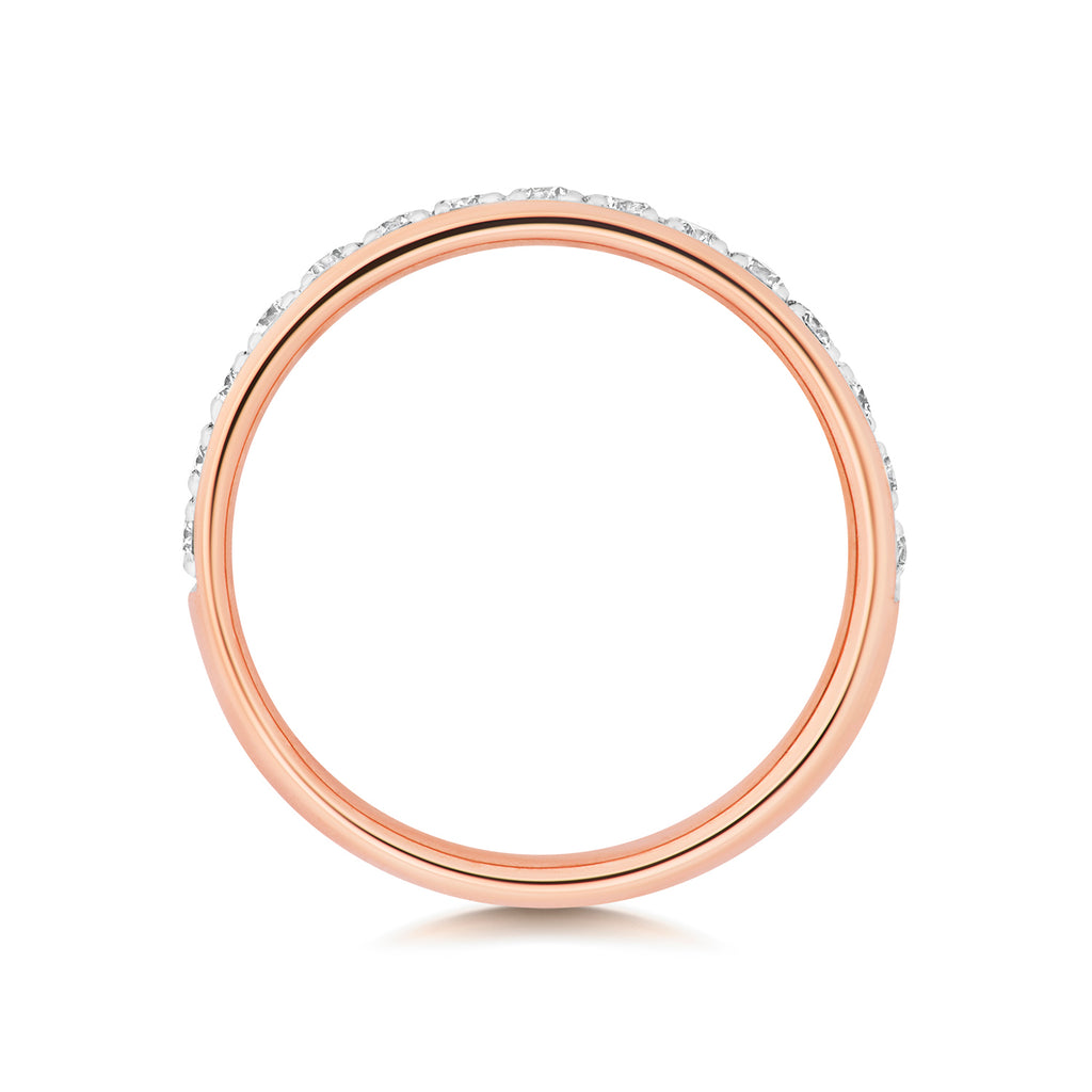 18ct Rose Gold Diamond Eternity Ring