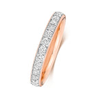 18ct Rose Gold Diamond Eternity Ring