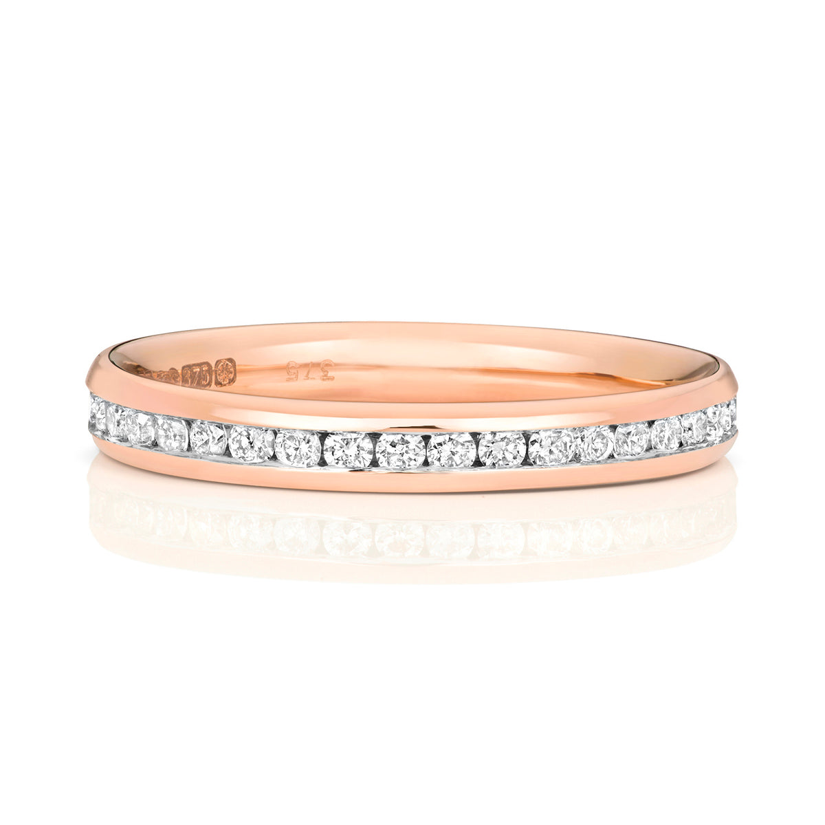 18ct Rose Gold Diamond Eternity Ring