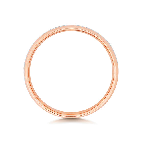 18ct Rose Gold Diamond Eternity Ring