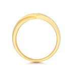 18ct Yellow Gold Diamond Band Ring 0.09 CT