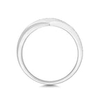 18ct White Gold Diamond Band Ring 0.09 CT