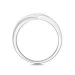 18ct White Gold Diamond Band Ring 0.09 CT