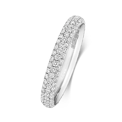 18ct White Gold Diamond Eternity Ring