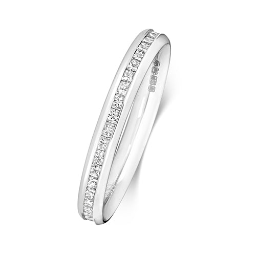 18ct White Gold Diamond Eternity Ring