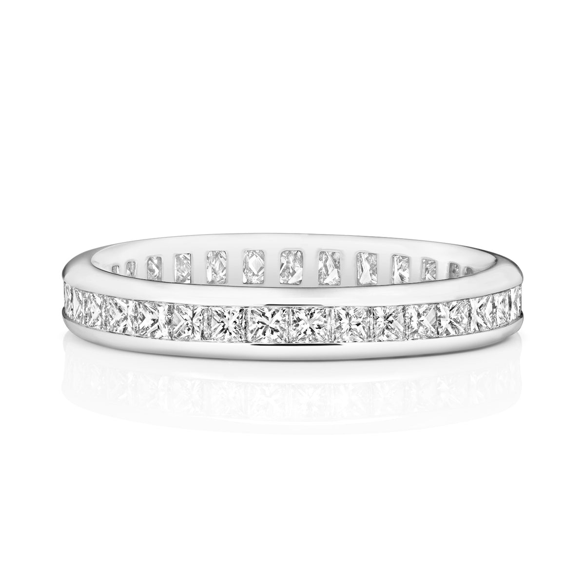 18ct White Gold Diamond Eternity Ring 1.24 CT