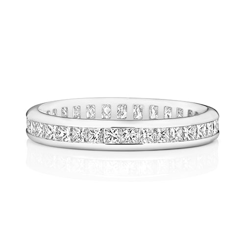 18ct White Gold Diamond Eternity Ring 1.24 CT