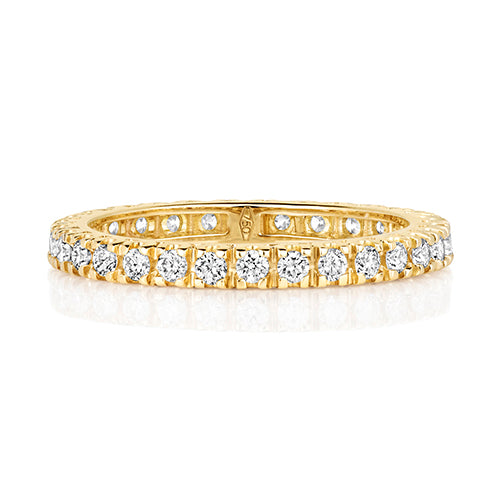 18ct Yellow Gold Diamond Eternity Ring WQ259