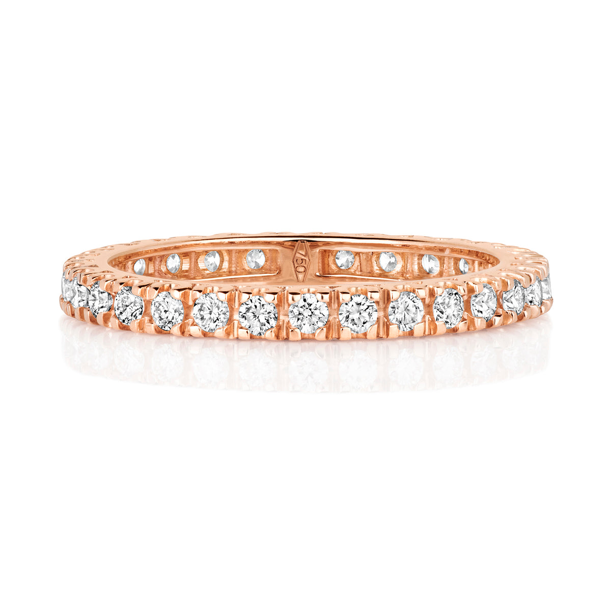 18ct Rose Gold Diamond Eternity Ring
