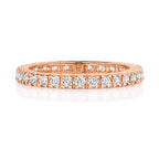 18ct Rose Gold Diamond Eternity Ring