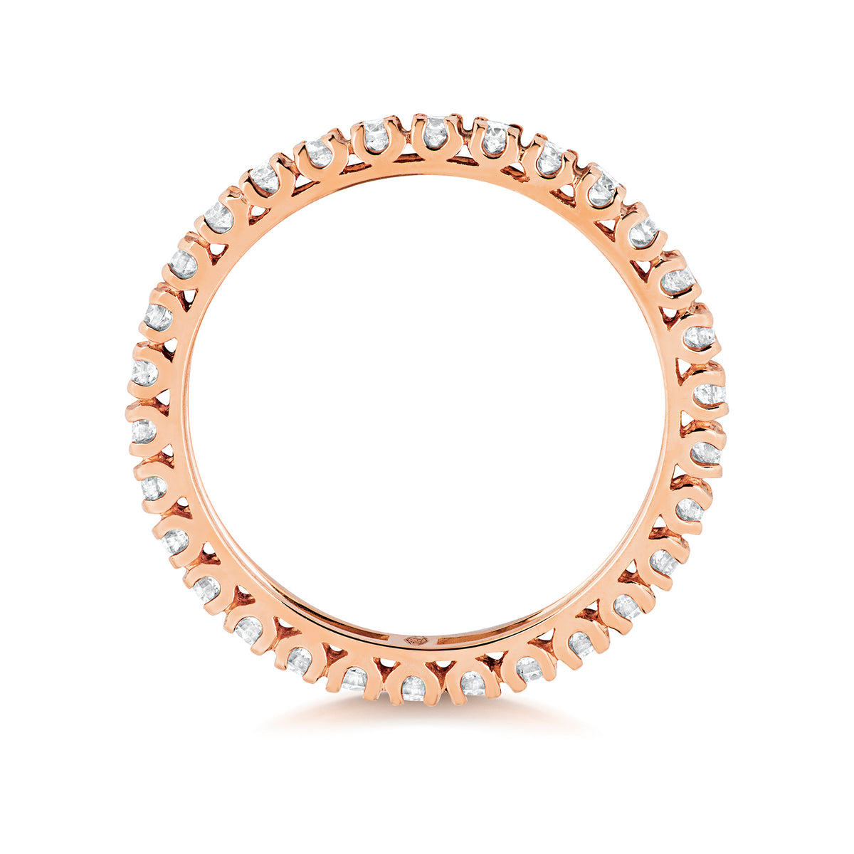 18ct Rose Gold Diamond Eternity Ring