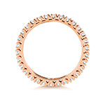 18ct Rose Gold Diamond Eternity Ring