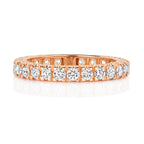 18ct Rose Gold Diamond Eternity Ring WQ260R