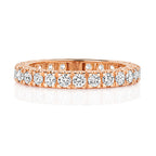 18ct Rose Gold Diamond Eternity Ring WQ260R