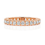 18ct Rose Gold Diamond Eternity Ring WQ260R