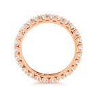 18ct Rose Gold Diamond Eternity Ring WQ260R
