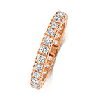 18ct Rose Gold Diamond Eternity Ring WQ260R