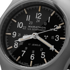 Marathon (GPM) Mens Automatic Watch with Black Nylon Strap WW194003SS-0001