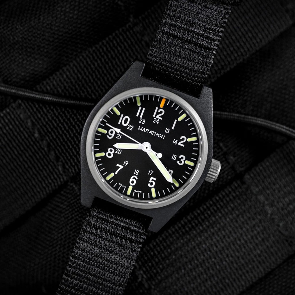 Marathon GPQ Mens Watch with Black Nylon Strap WW194009BK-0101