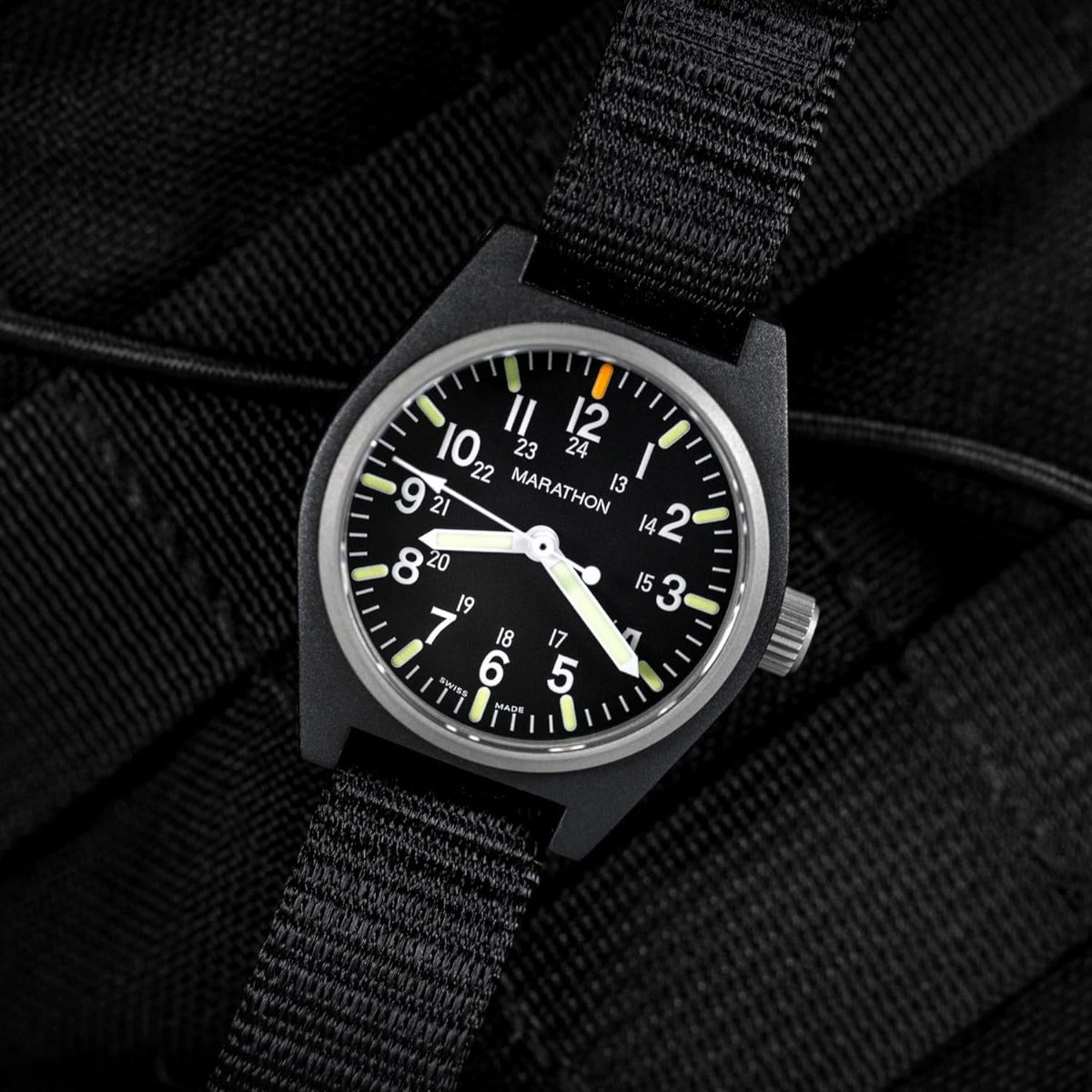 Marathon GPQ Mens Watch with Black Nylon Strap WW194009BK-0101