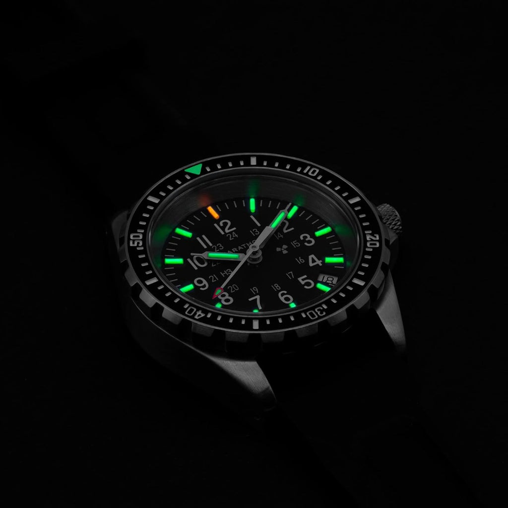 Marathon Medium Divers Mens Watch MSAR-Q with Black Silicone Strap WW194027SS-0130
