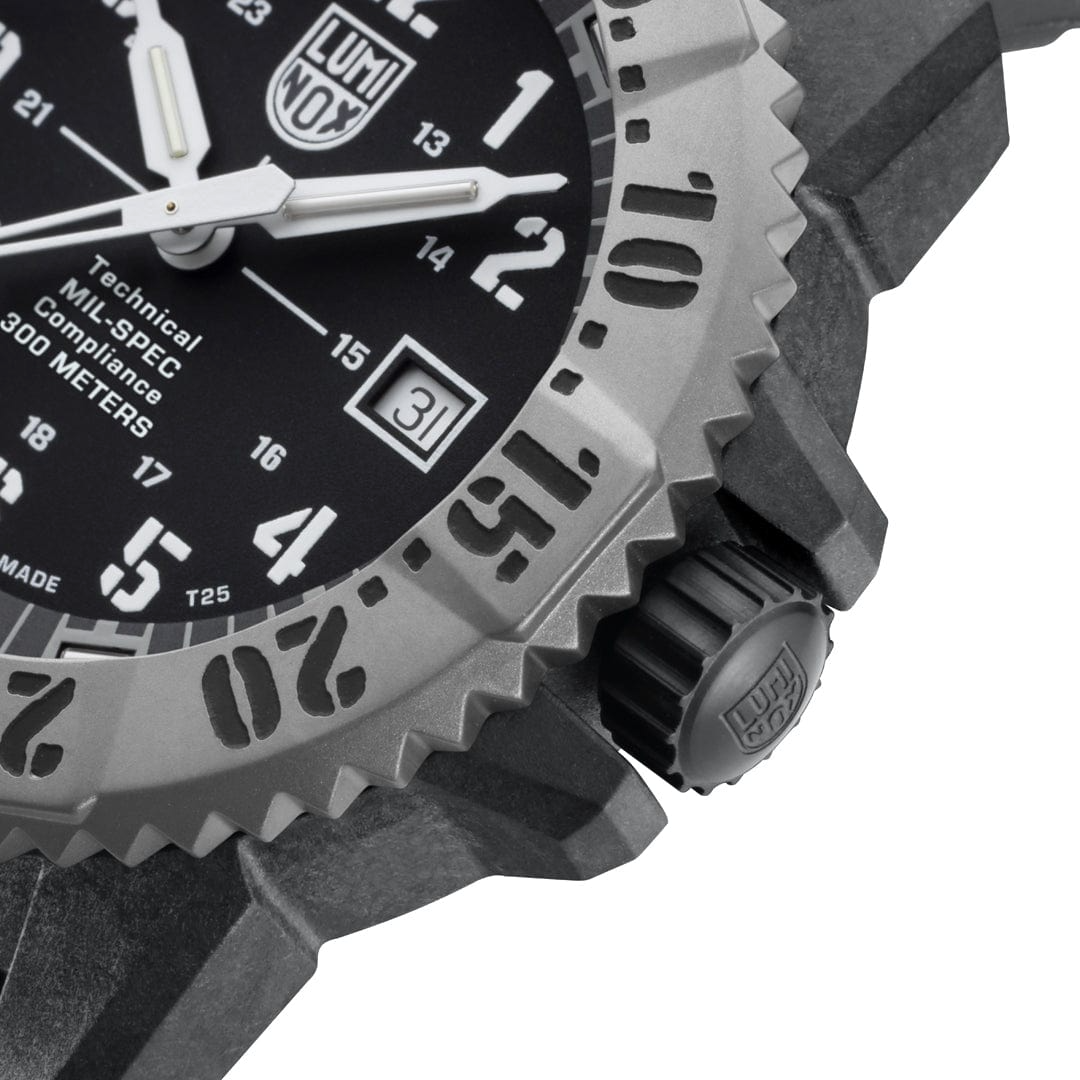 Luminox MIL-SPEC Inspired Mens Watch with Black Dial and Grey Strap XL.3351.2