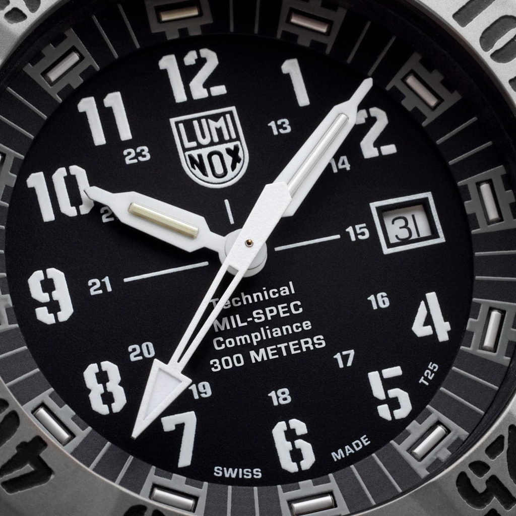 Luminox MIL-SPEC Inspired Mens Watch with Black Dial and Grey Strap XL.3351.2