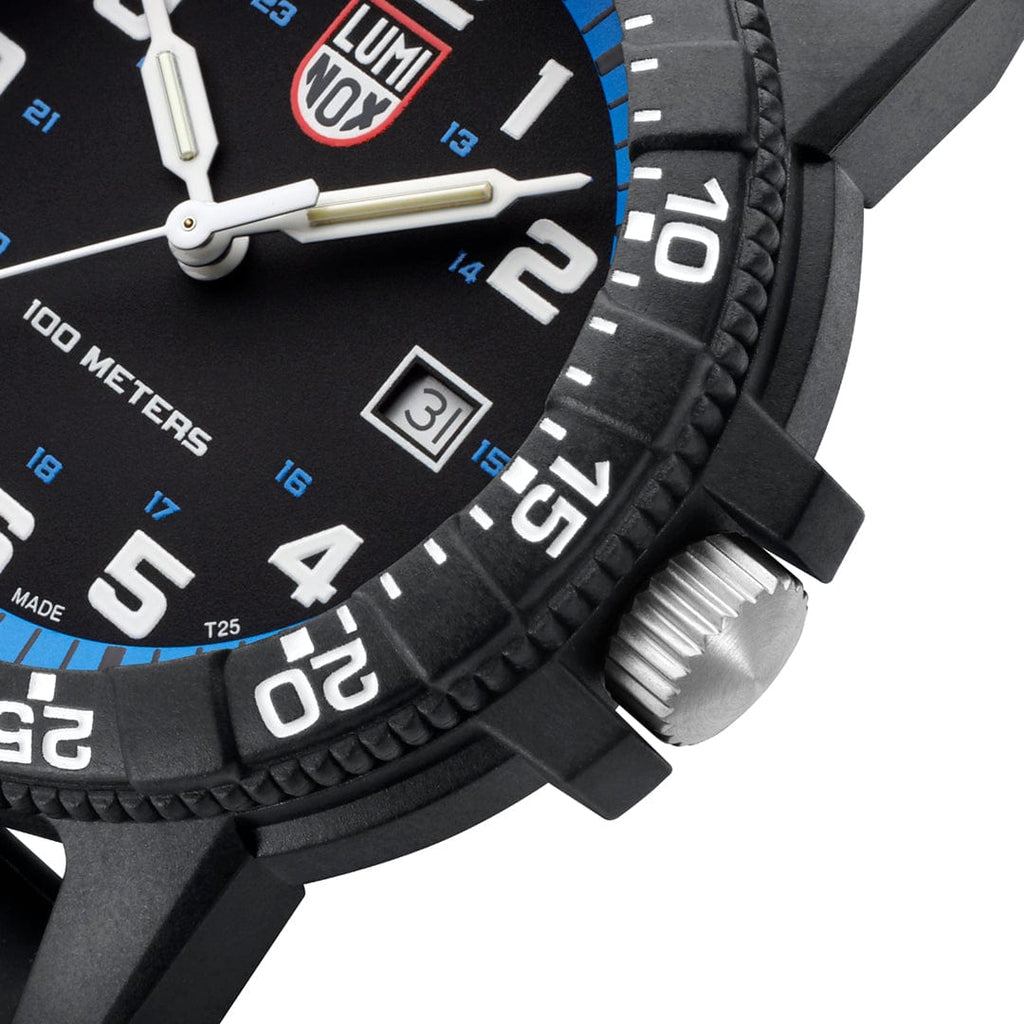 Luminox Leatherback SEA Turtle Giant Mens Watch with Black Dial and Black Strap XS.0324