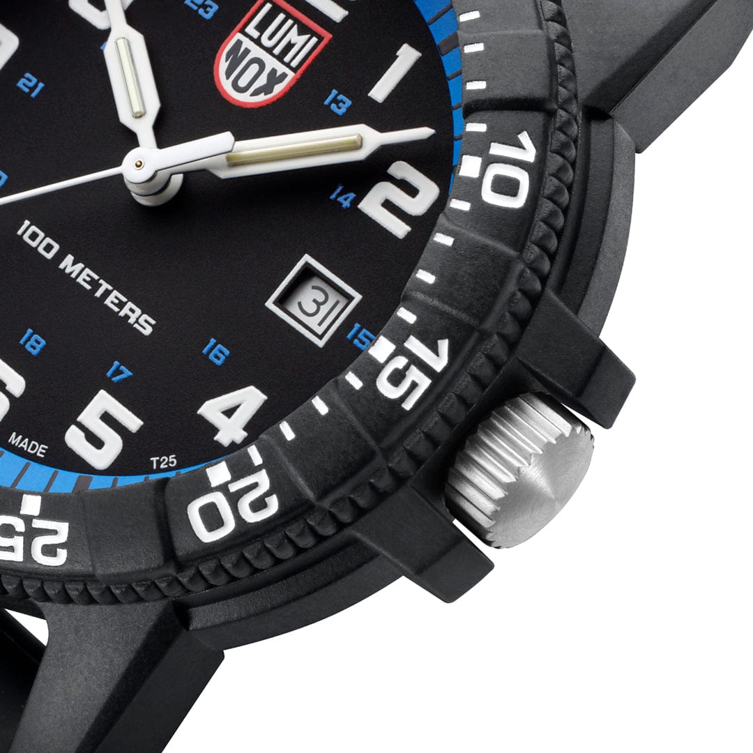 Luminox Leatherback SEA Turtle Giant Mens Watch with Black Dial and Black Strap XS.0324