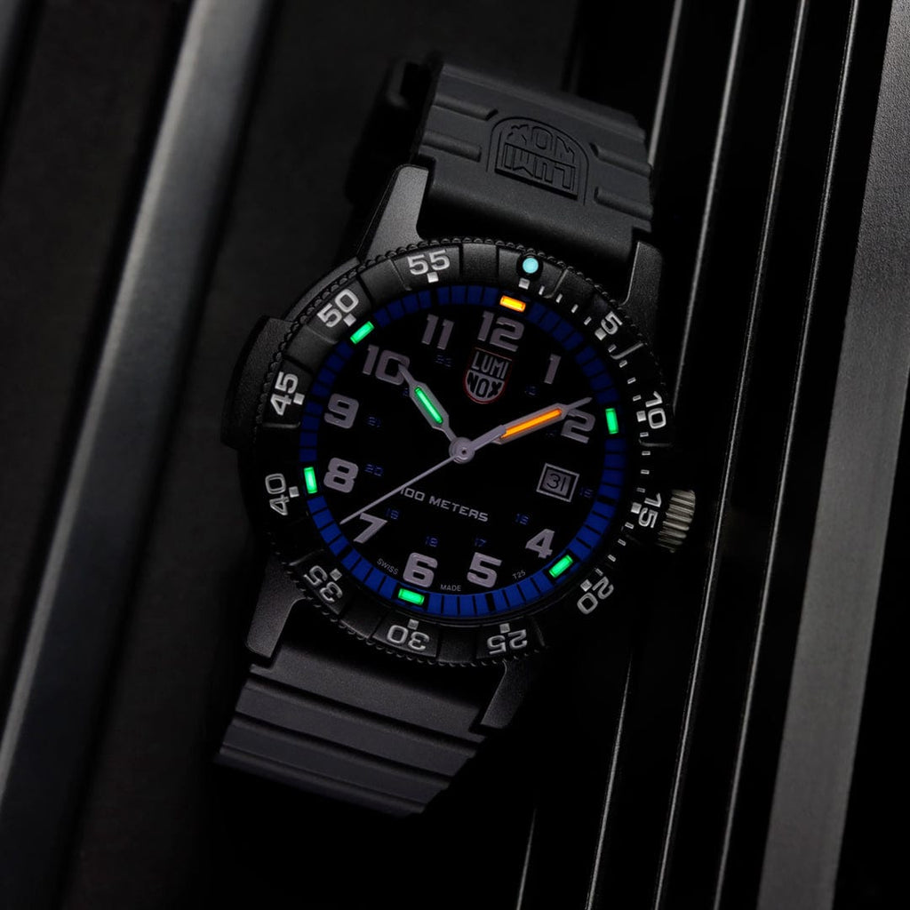 Luminox Leatherback SEA Turtle Giant Mens Watch with Black Dial and Black Strap XS.0324