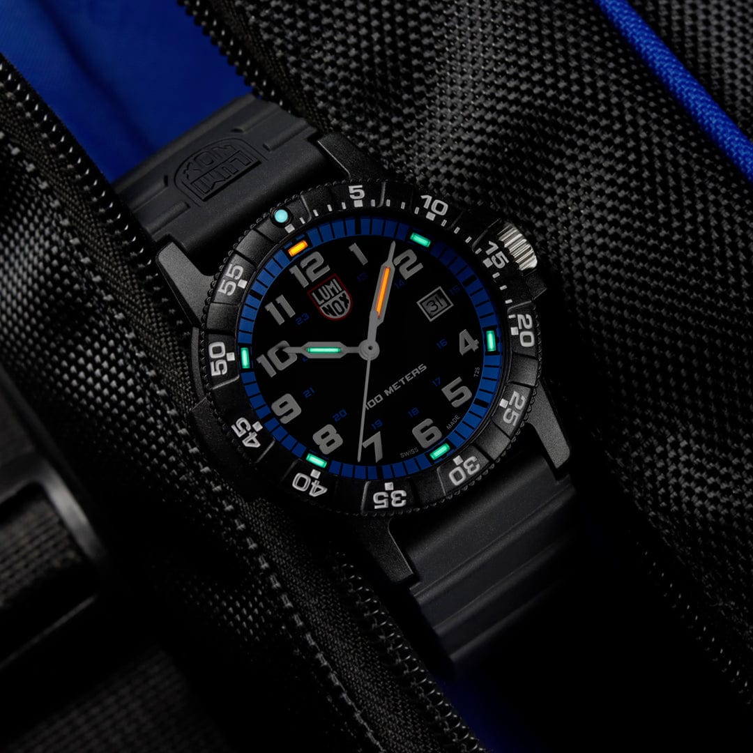 Luminox Leatherback SEA Turtle Giant Mens Watch with Black Dial and Black Strap XS.0324