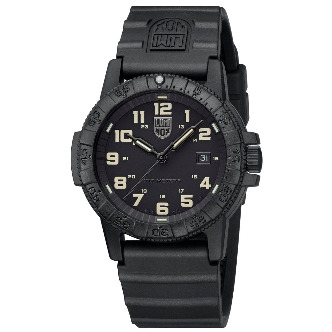 Luminox Leatherback SEA Turtle Giant Mens Watch with Black Dial and Black Strap XS.0330