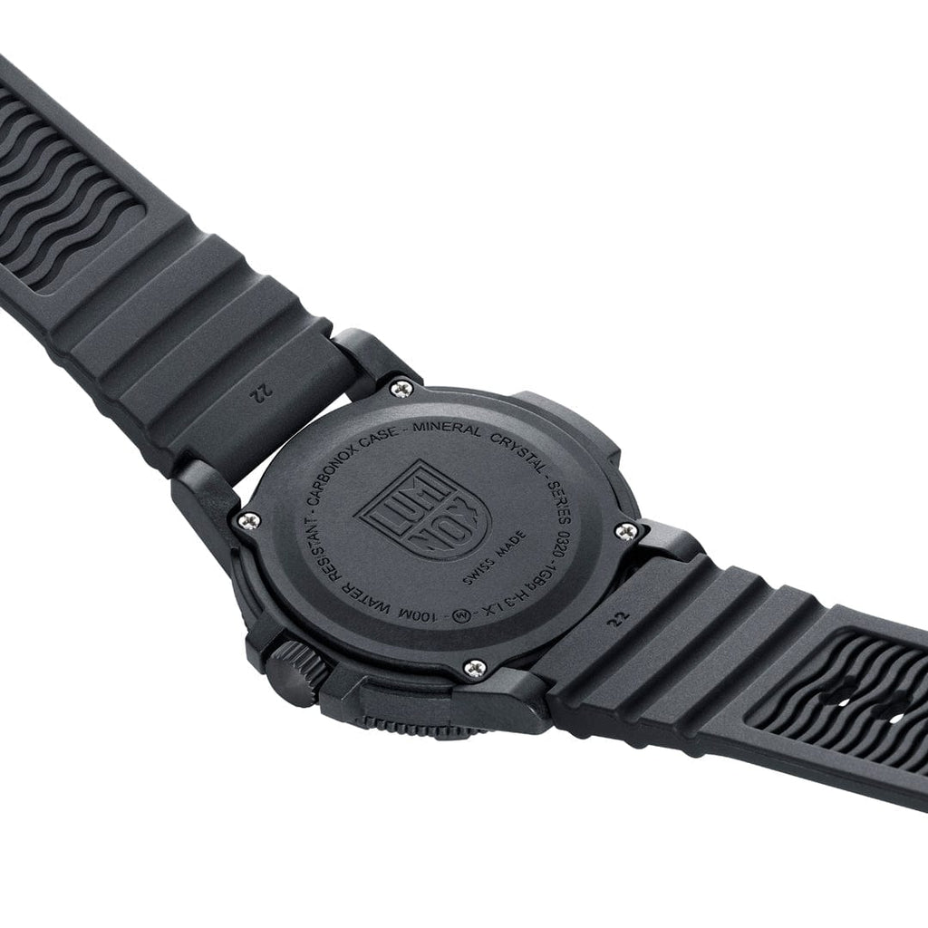 Luminox Leatherback SEA Turtle Giant Mens Watch with Black Dial and Black Strap XS.0330
