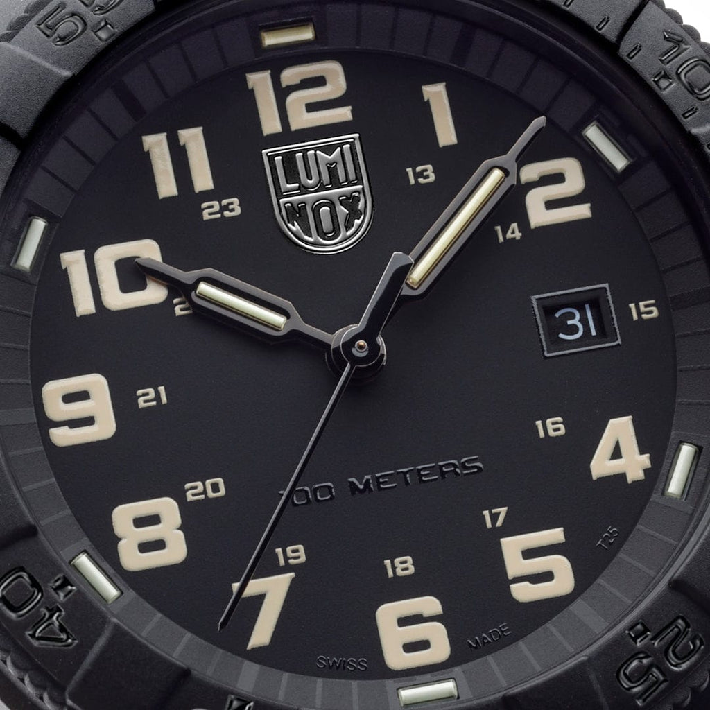 Luminox Leatherback SEA Turtle Giant Mens Watch with Black Dial and Black Strap XS.0330