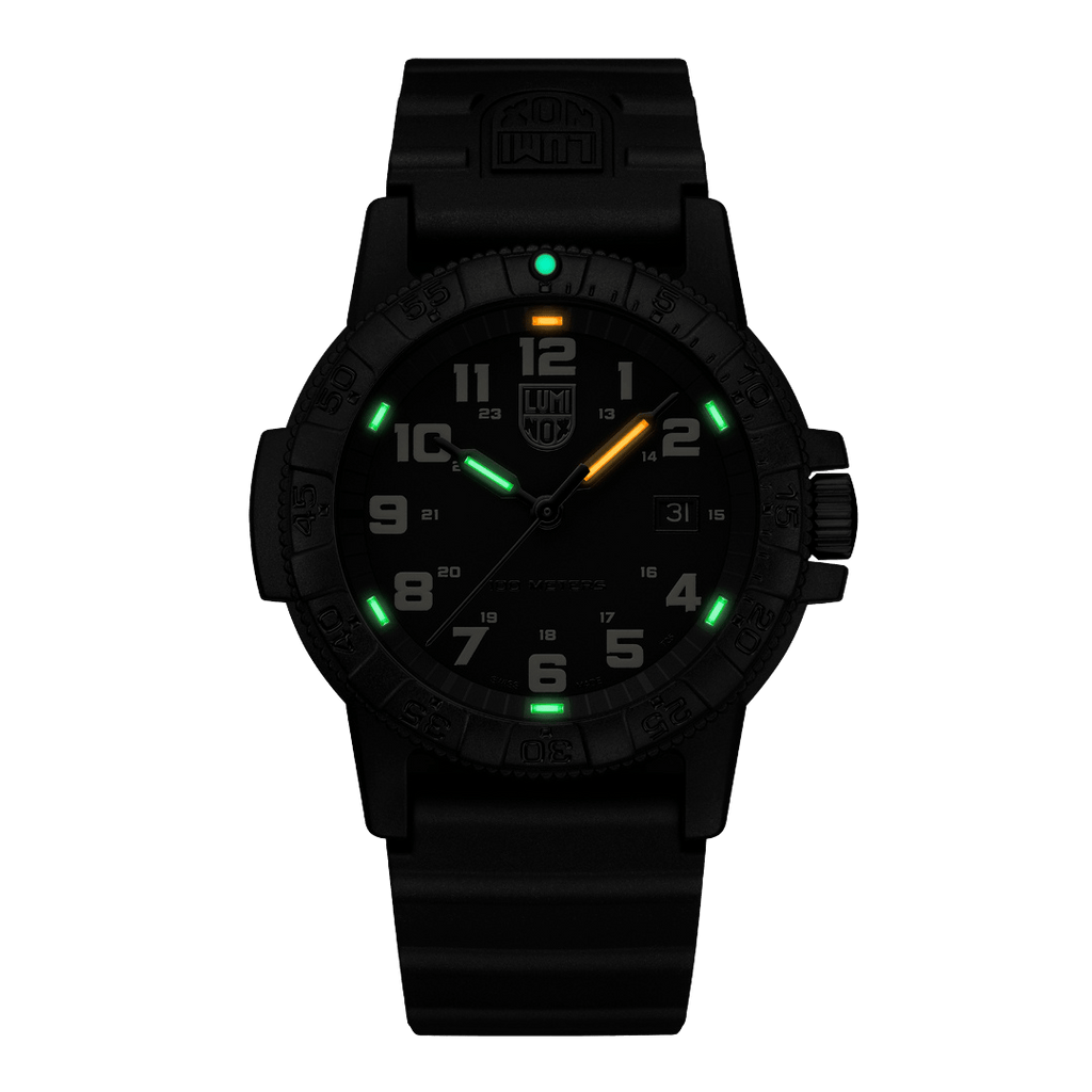 Luminox Leatherback SEA Turtle Giant Mens Watch with Black Dial and Black Strap XS.0330
