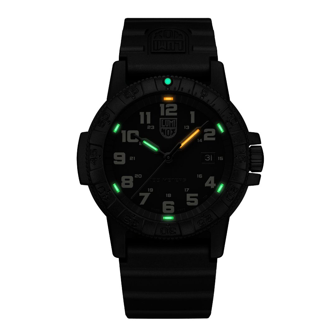 Luminox Leatherback SEA Turtle Giant Mens Watch with Black Dial and Black Strap XS.0330
