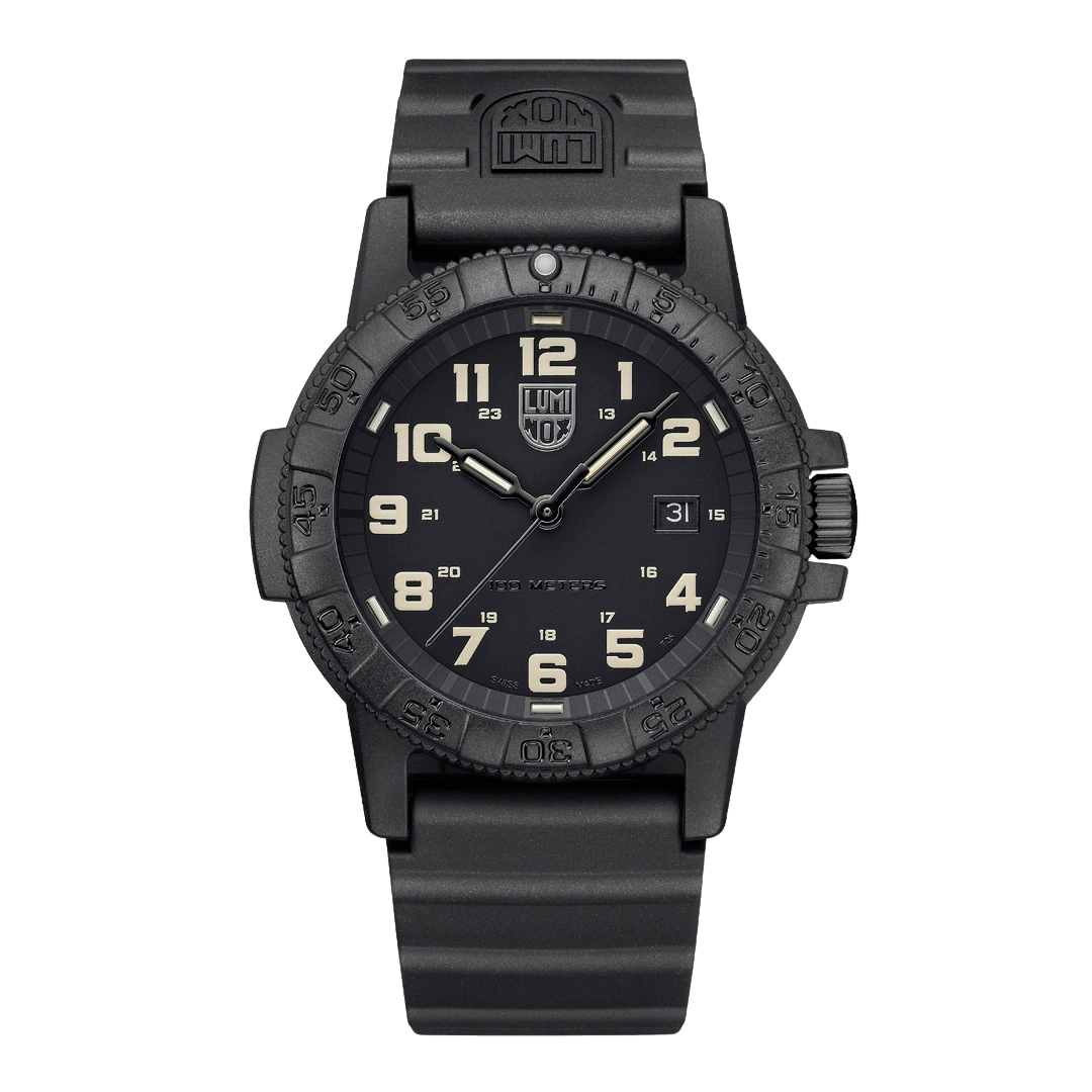 Luminox Leatherback SEA Turtle Giant Mens Watch with Black Dial and Black Strap XS.0330