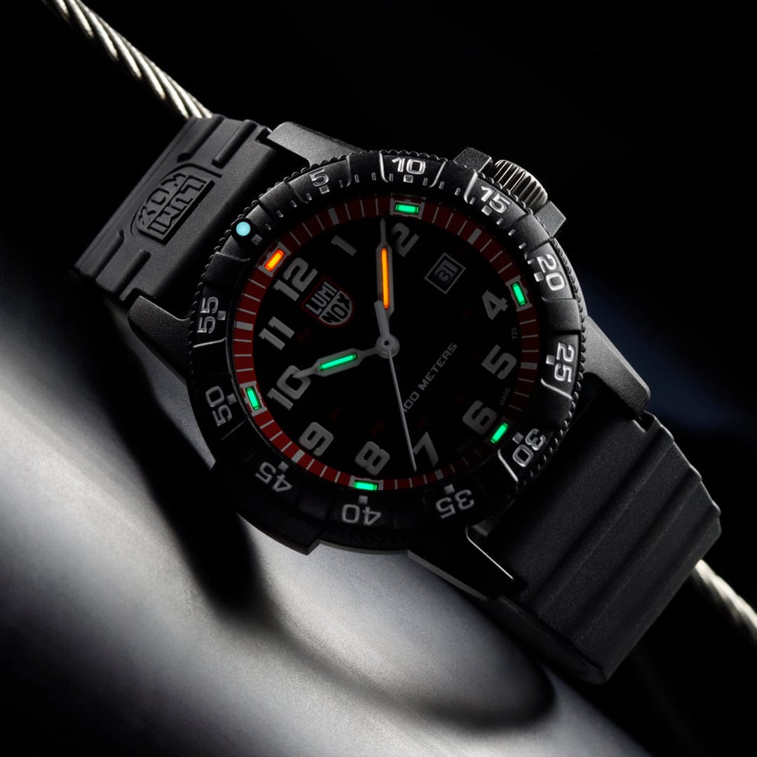 Luminox Leatherback SEA Turtle Giant Mens Watch with Black Dial and Black Strap XS.0335