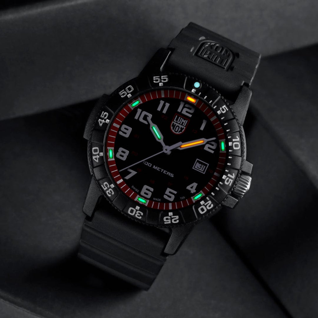 Luminox Leatherback SEA Turtle Giant Mens Watch with Black Dial and Black Strap XS.0335