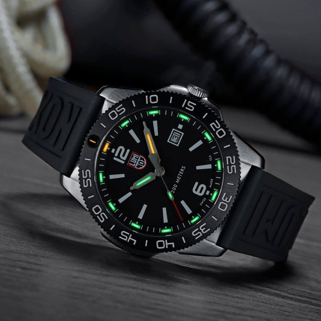 Luminox Pacific Diver Mens Watch with Black Dial and Black Strap XS.3121.1