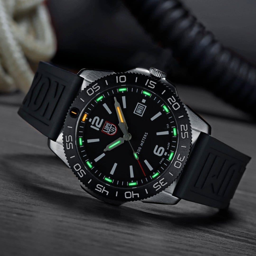Luminox Pacific Diver Mens Watch with Black Dial and Black Strap XS.3121.1