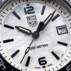 Luminox Pacific Diver Mens Watch with Mother of Pearl Dial and Blue Strap XS.3124M