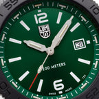 Luminox Pacific Diver Mens Watch with Green Dial and Black Strap XS.3137.B