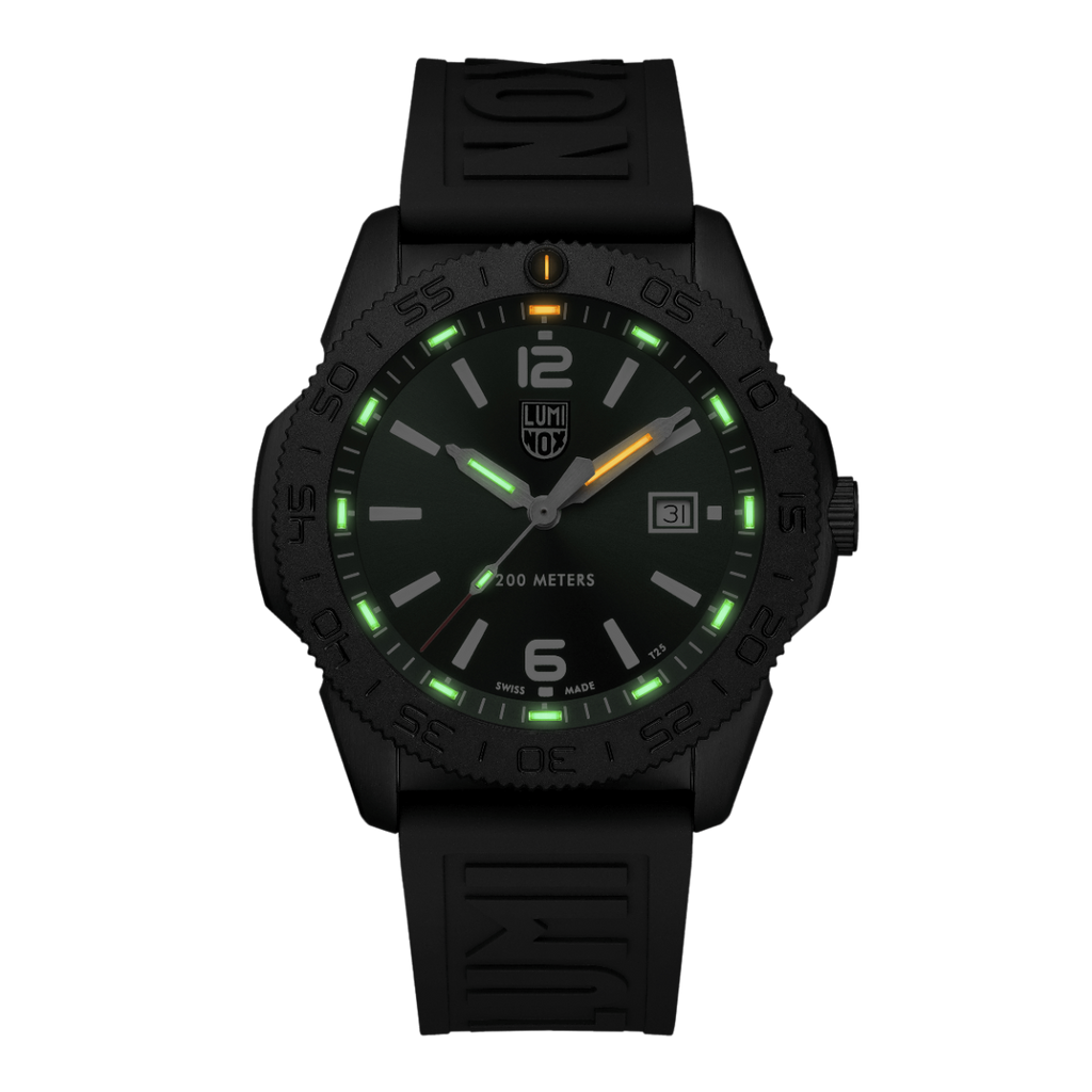 Luminox Pacific Diver Mens Watch with Green Dial and Black Strap XS.3137.B