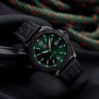 Luminox Pacific Diver Mens Watch with Green Dial and Black Strap XS.3137.B